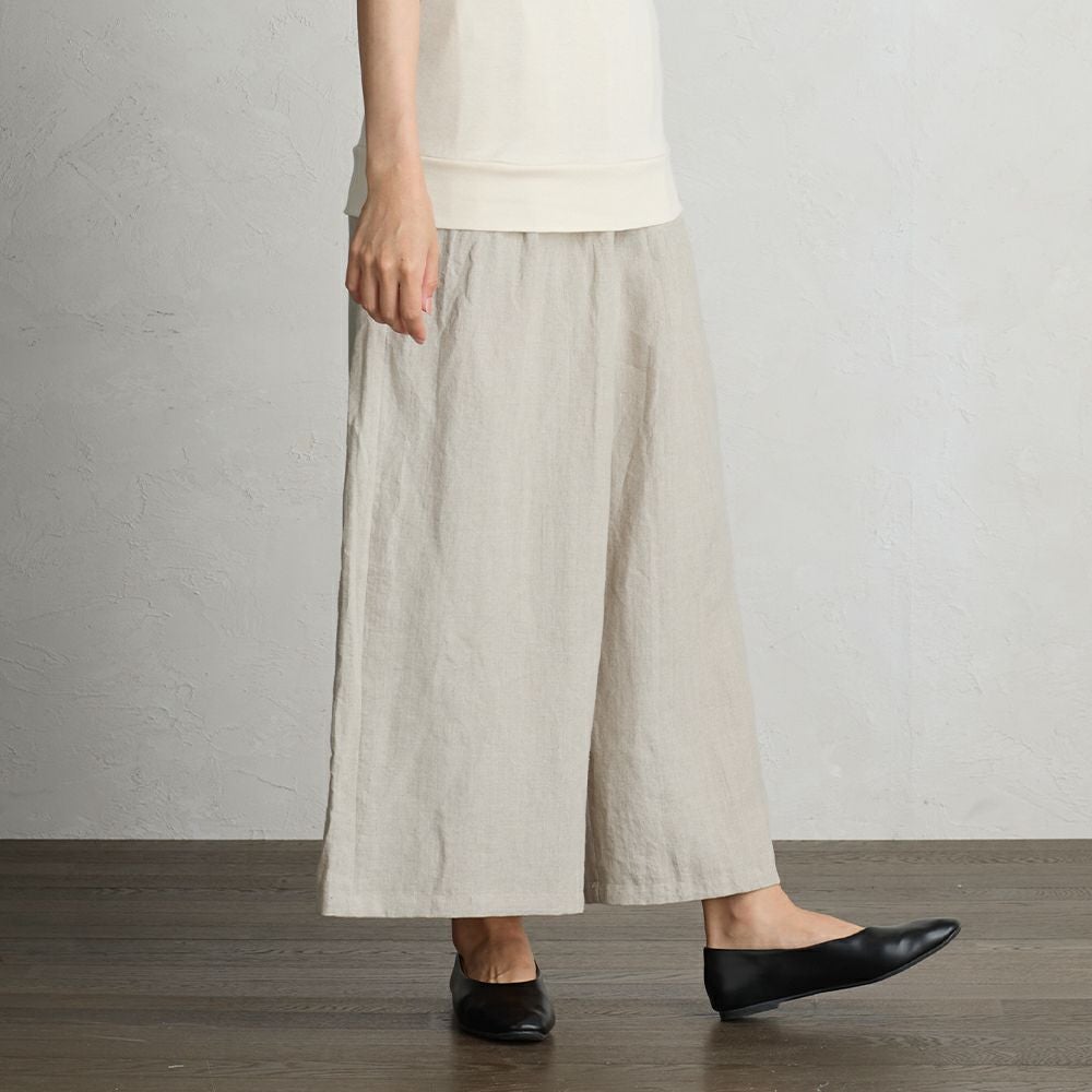 フレンチリネンワイドパンツ span公式オンラインショップ