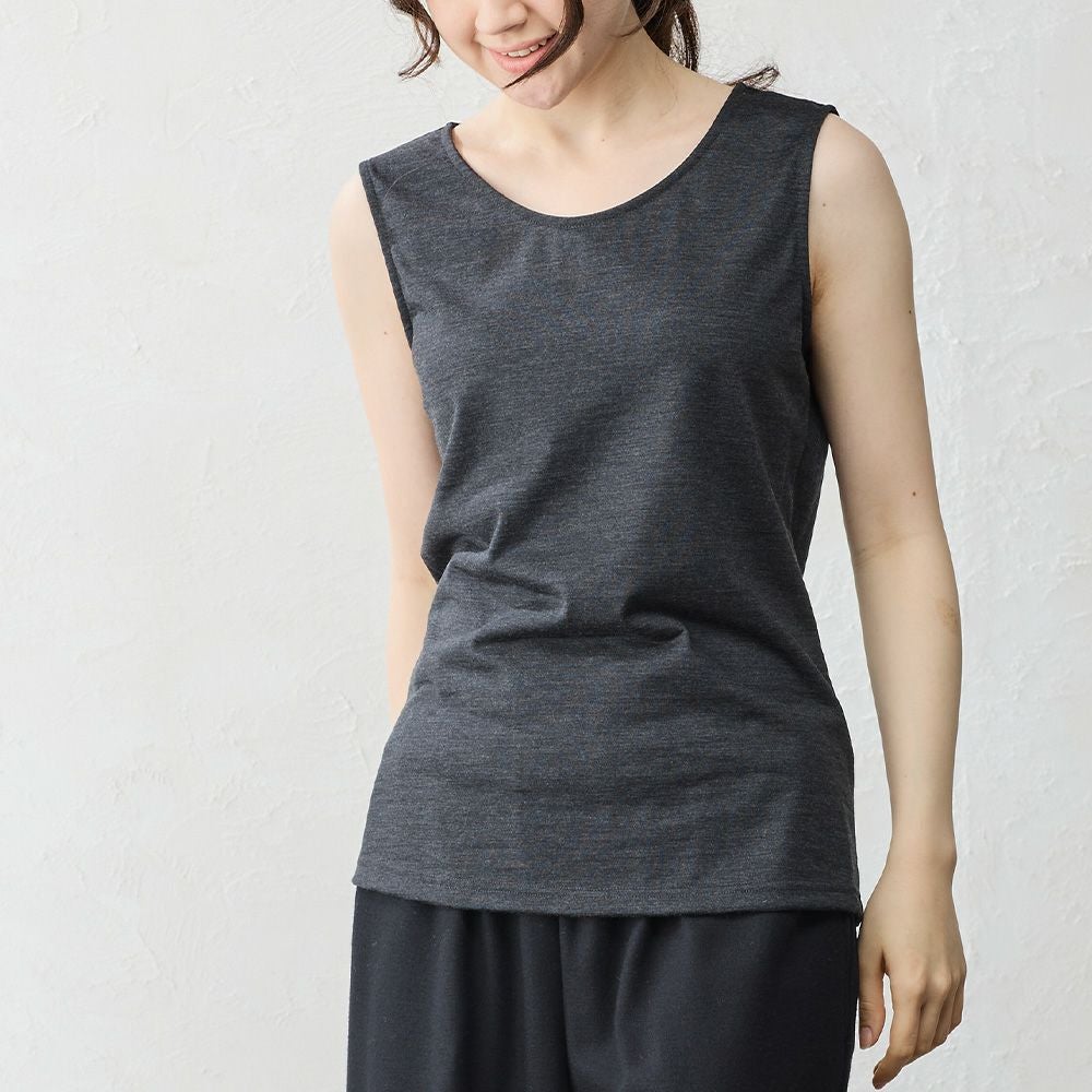 日本製 メリノウールタンクトップ span公式オンラインショップ