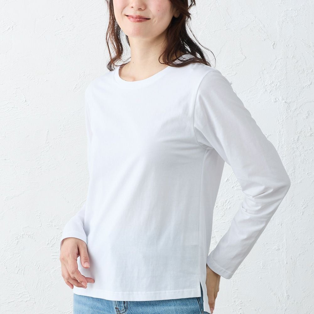 日本製 コットンドレスTシャツ 長袖 span公式オンラインショップ