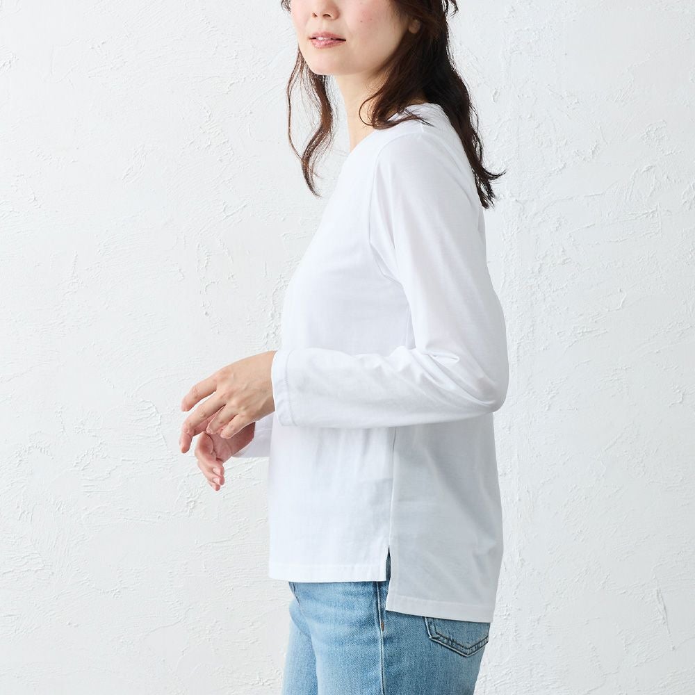 日本製 コットンドレスTシャツ 長袖 span公式オンラインショップ