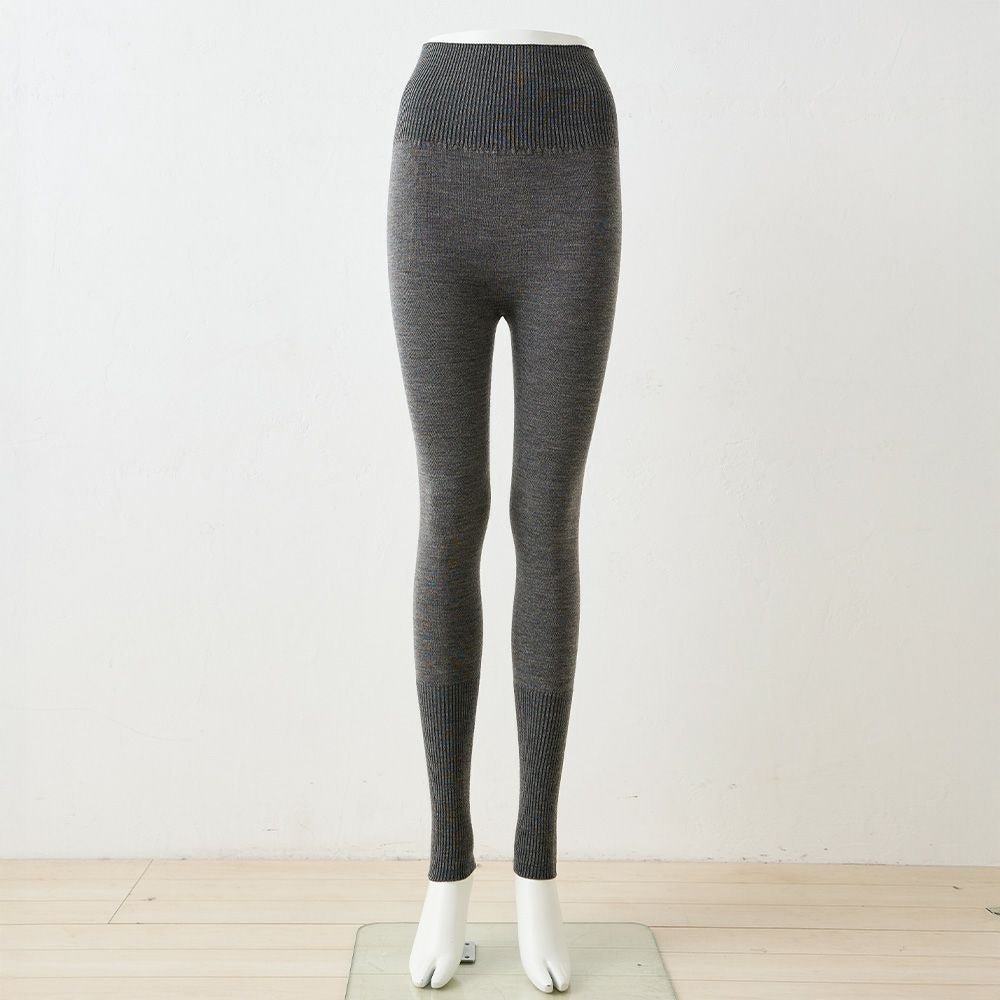 メリノウール ホールガーメントニットレギンス メリノウール ホール