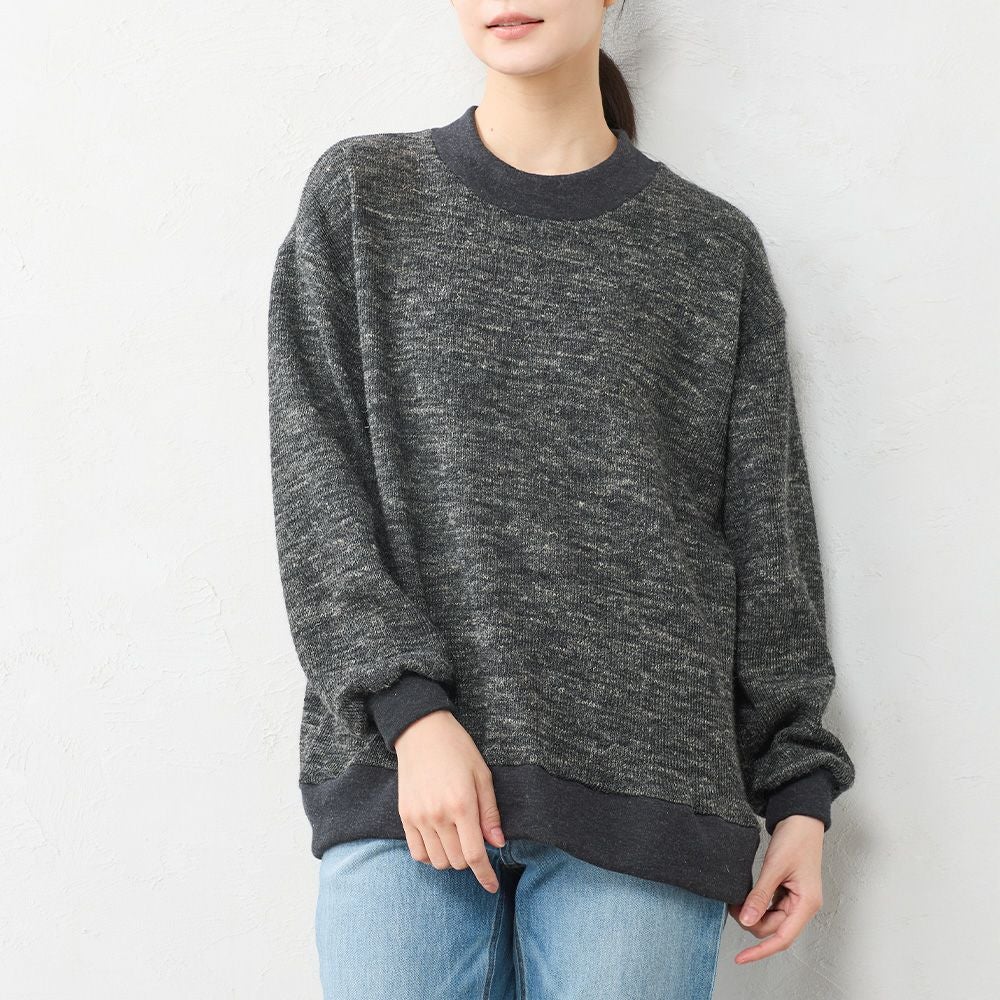 コットンカシミヤ クルーネックカットソー コットンカシミヤ クルー