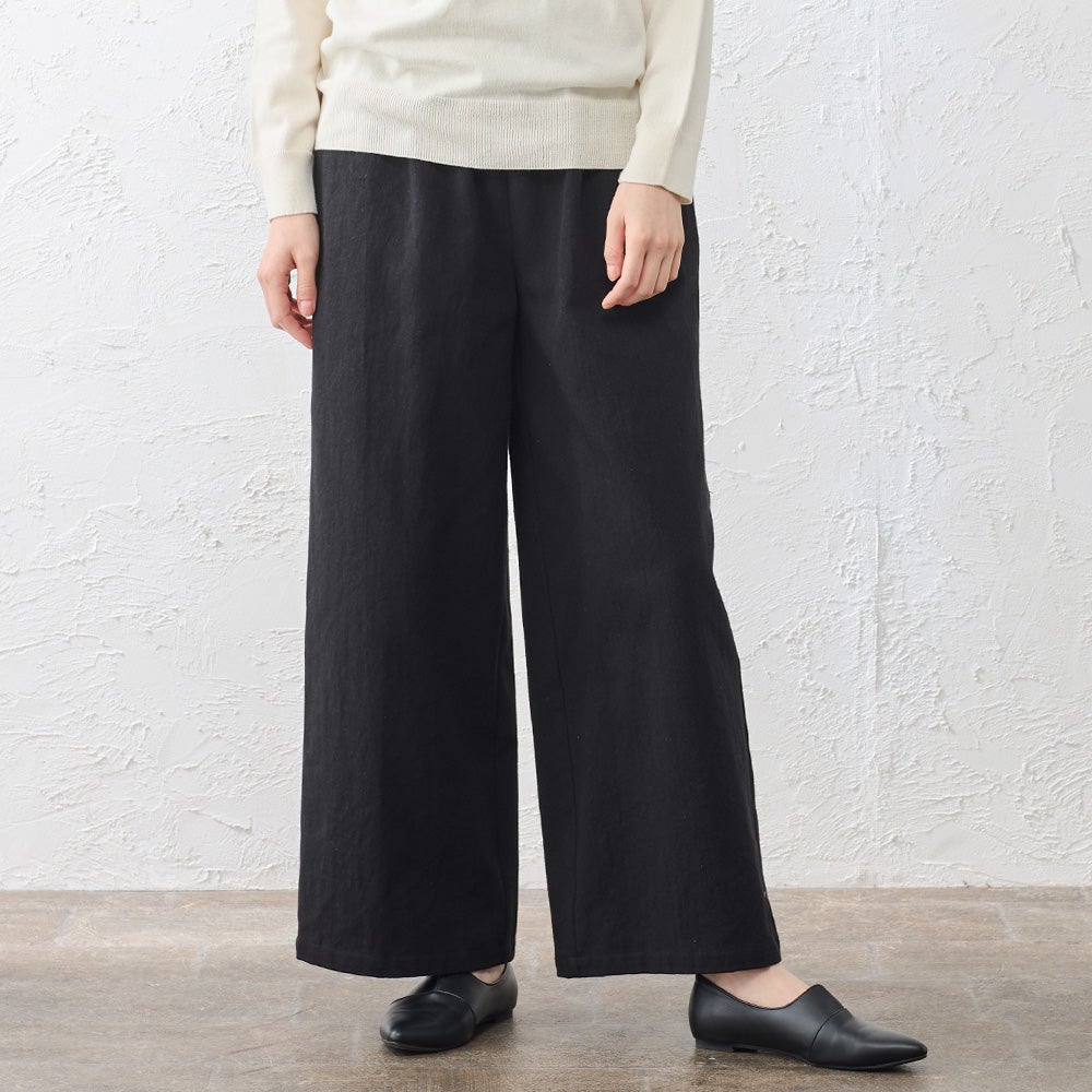 コットンリネンワイドパンツ span公式オンラインショップ