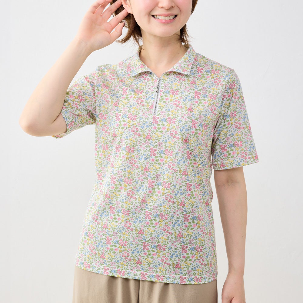 リバティさん専用 リバティプリント ハーフジッププルオーバー span公式オンラインショップ